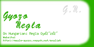 gyozo megla business card